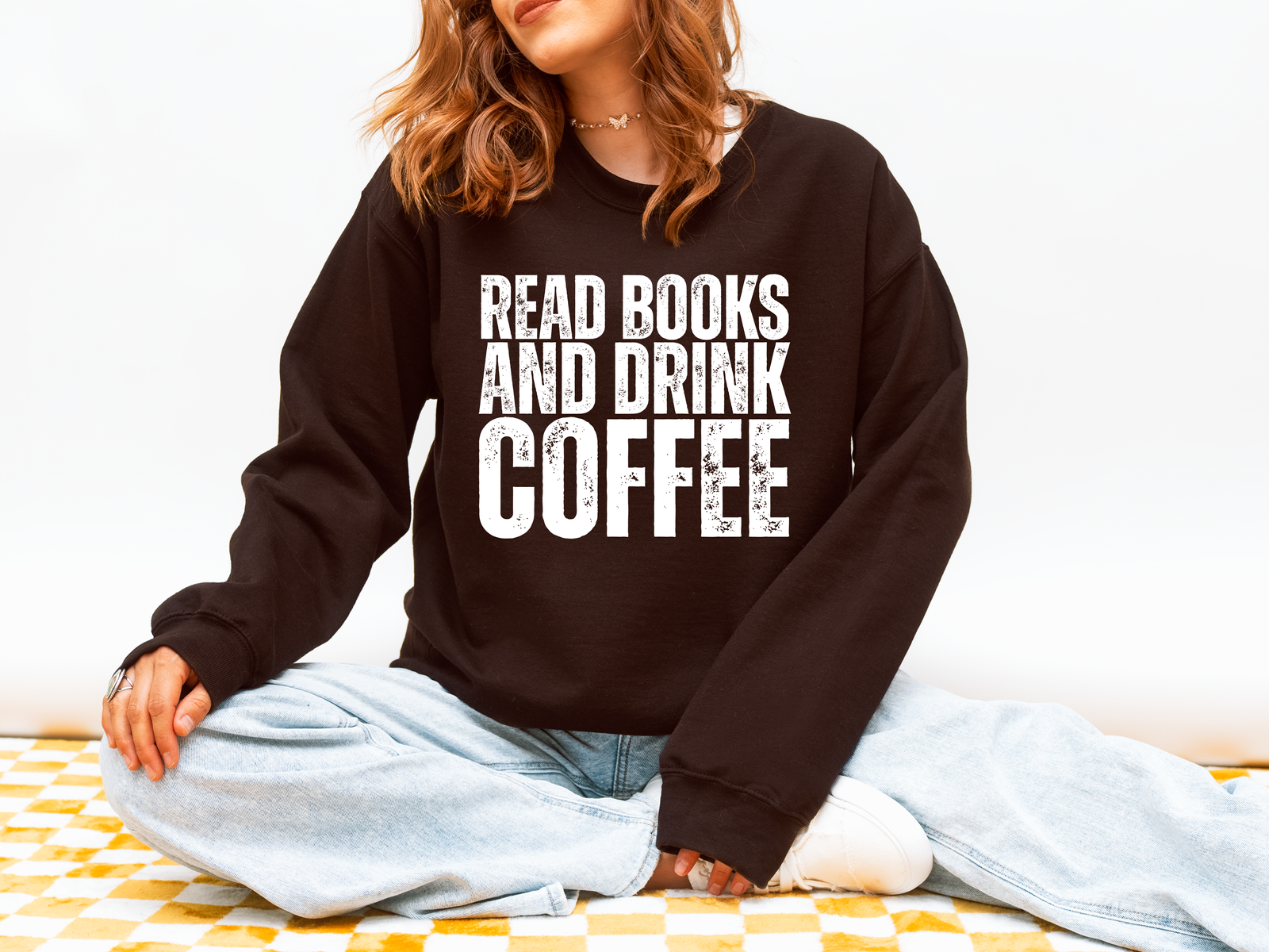 Read Books and Drink Coffee Crewneck