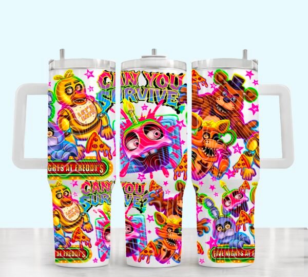 Pizza Bear Tumbler - Image 2